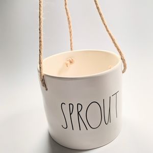 NWOT sprout Rae Dunn by Magenta hanging planter